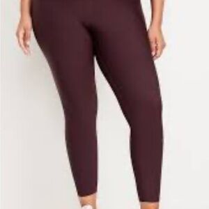 Old Navy Deep Burgundy Leggings